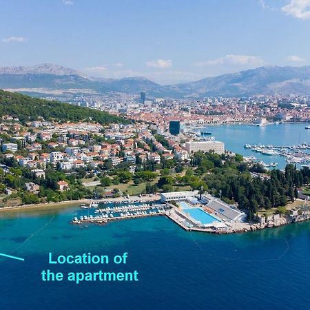 Beachfront Apartment Drazen, With Garden And Parking Сплит Екстериор снимка