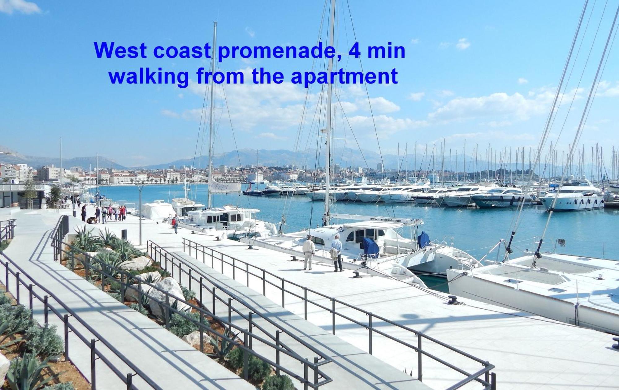 Beachfront Apartment Drazen, With Garden And Parking Сплит Екстериор снимка